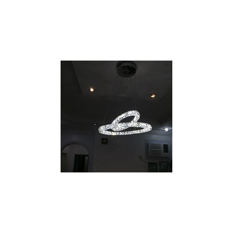 Crystal Chandelier Lights Indoor Pendant Light Ceiling Lamp Lighting Fixtures Dimmable with Remote Control