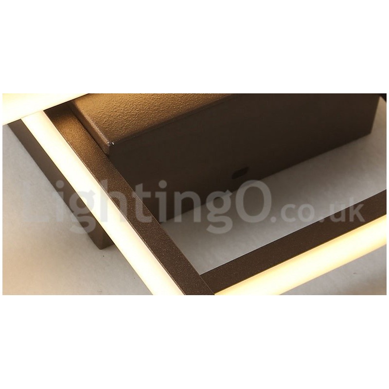 Modern Comtemporary Alumilium Painting Ceiling Light Flush Mount Light with Remoter Dimmer Also Can Be Used As Wall Light