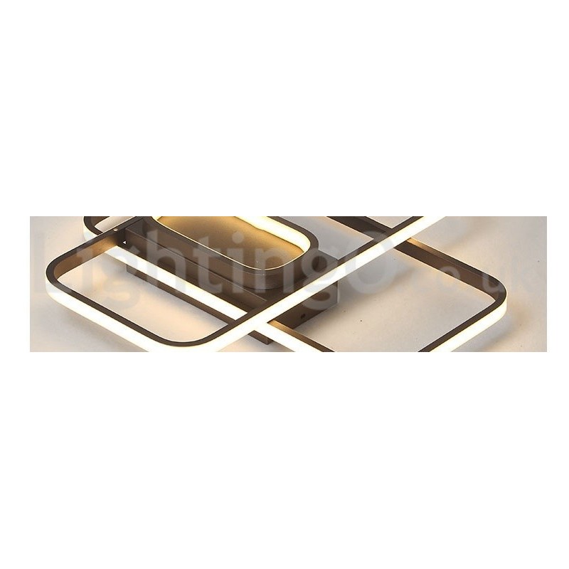 Modern Comtemporary Alumilium Painting Ceiling Light Flush Mount Light with Remoter Dimmer Also Can Be Used As Wall Light
