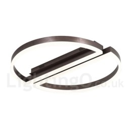 Round Modern Comtemporary Alumilium Ceiling Light Flush Mount Light with Remoter Dimmer Also Can Be Used As Wall Light