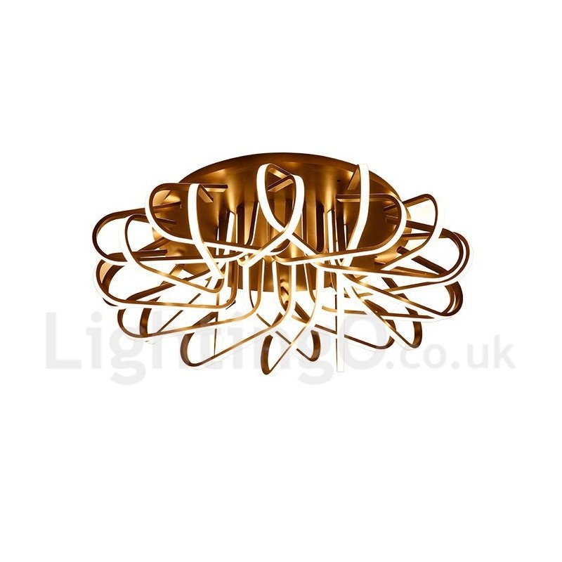 Bird's Nest Dimmable Modern Comtemporary Alumilium Flush Mount Ceiling Light Also Can Be Used As Wall Light