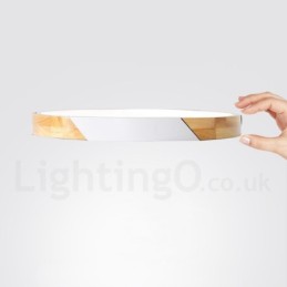 Dimmable Macaron Multi Colours Wood Ultra thin Ceiling Light with Acrylic Shade Ceiling Lamp Nordic Style