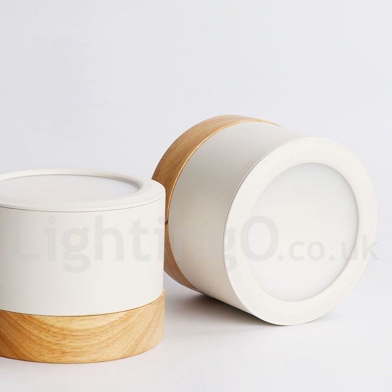 Wood Modern Design Mini Ceiling Light with Acrylic Shade Special for Also Can be Used as Wall Light