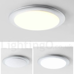 4CM Thick Super Thin Dimmable Modern Contemporary Nordic Style Flush Mount Ceiling Lights with Acrylic Shade with Remote Control Also Can Be Used As Wall Light