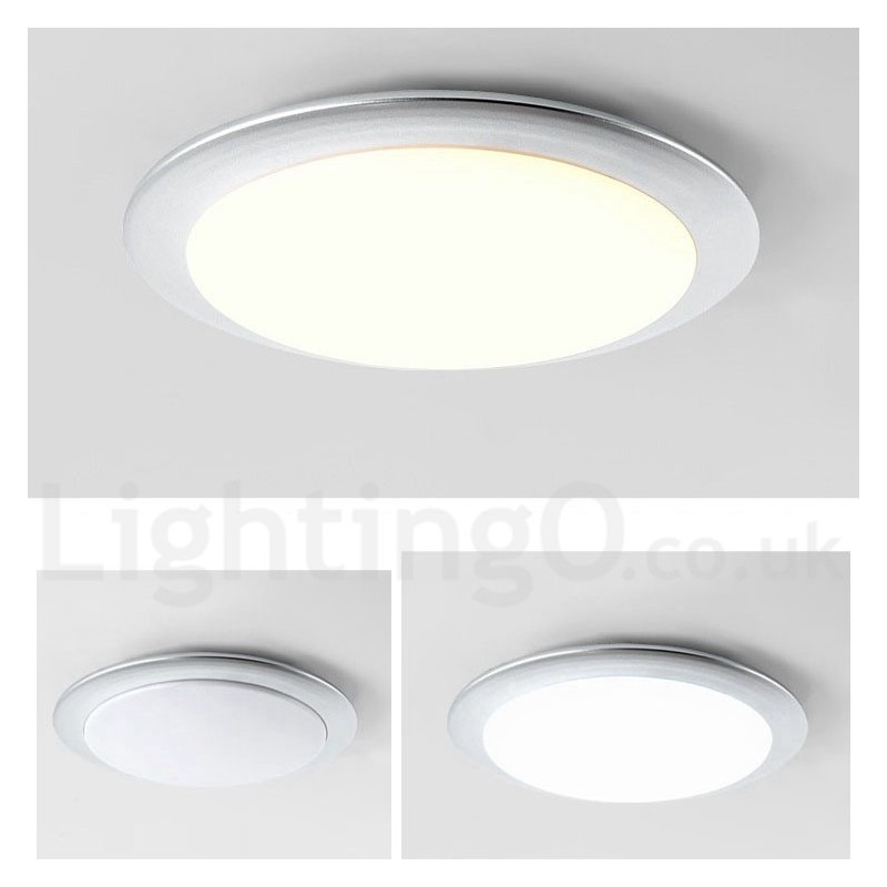 4CM Thick Super Thin Dimmable Modern Contemporary Nordic Style Flush Mount Ceiling Lights with Acrylic Shade with Remote Control Also Can Be Used As Wall Light