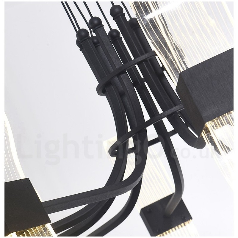 10 Light Nordic Post Modern 2021 Design Chandelier with Acrylic Shades