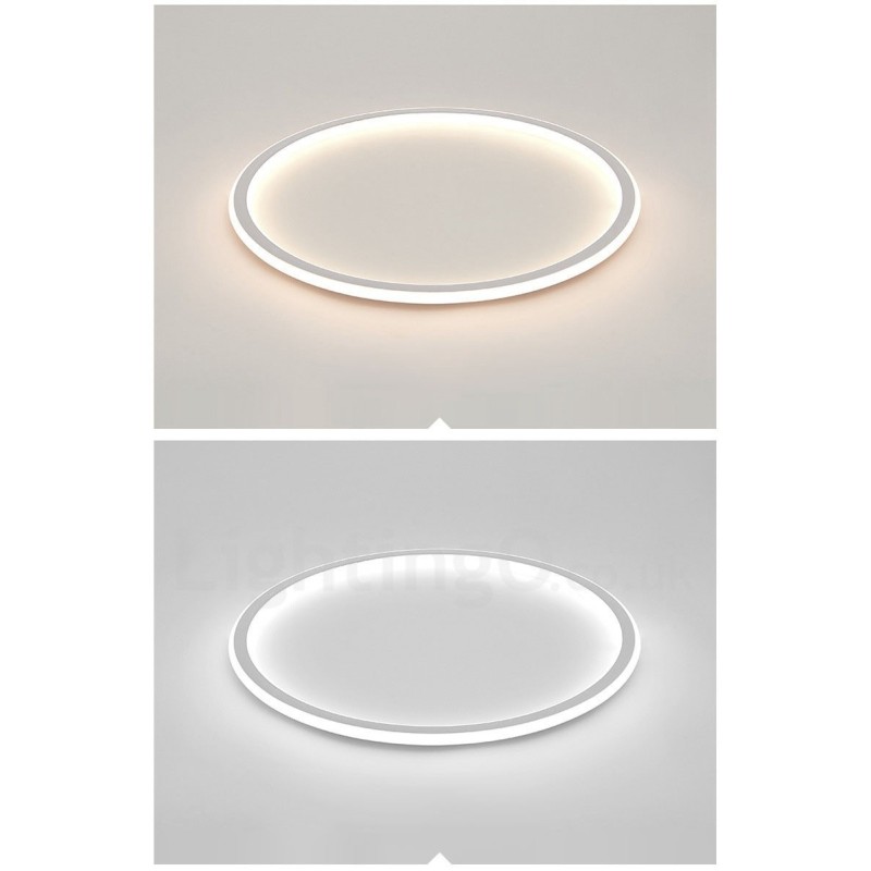 Ultra Thin Dimmable Modern Contemporary Nordic Style Flush Mount Ceiling Lights with Remote Control Also Can Be Used As Wall Light