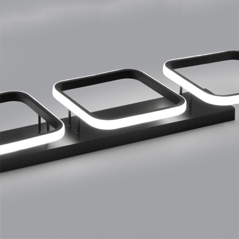 Modern Minimalist Flush Mount Acrylic Square Frame Ceiling Light