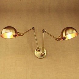 The New Bronze Nostalgic Modern Rural Countryside Aisle Living Room Warm Light Headed Long Arm Of Iron Wall