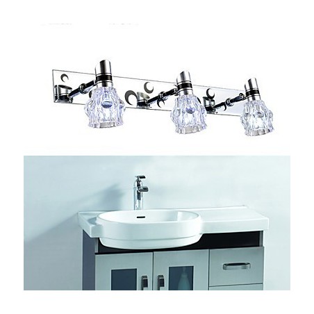 New Arrived Wash Wall Lighting Single Color White Lamp For Mirror Front Hardware Metal Plate Bathroom Wall Light