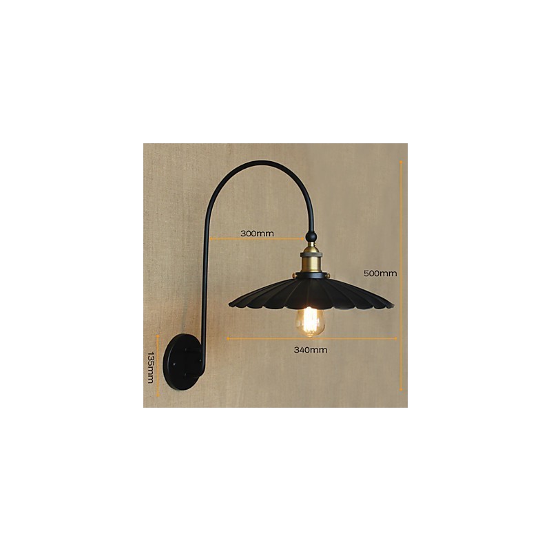 Wall Sconces Bathroom Lighting Outdoor Wall Lights Reading Wall Lights Traditional Classic Metal