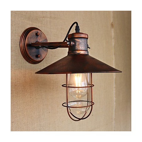 Loft industrial Warehouse Creative Living Room Balcony Wind Ferruginous Nostalgic Retro Pastoral Staircase Wall Lamp