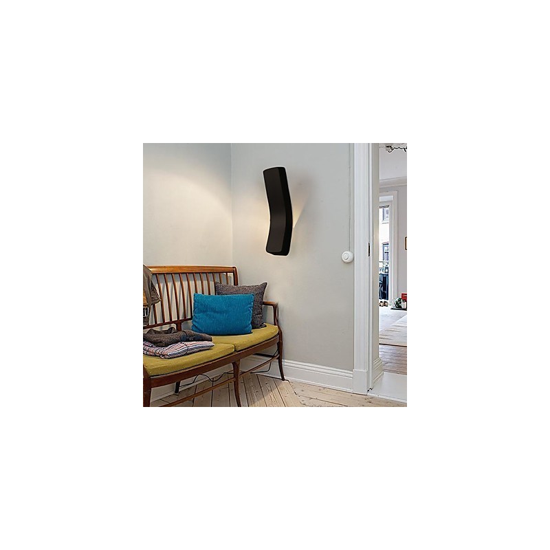Contracted And Contemporary Creative Bent Wrought Iron Wall Lamp Power Lights