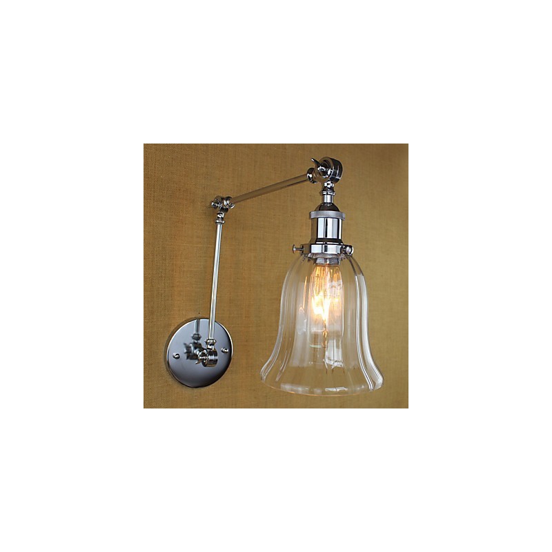 Country Retro Electroplated Feature for Mini Style Eye Protection Ambient Light Swing Arm Lights Wall