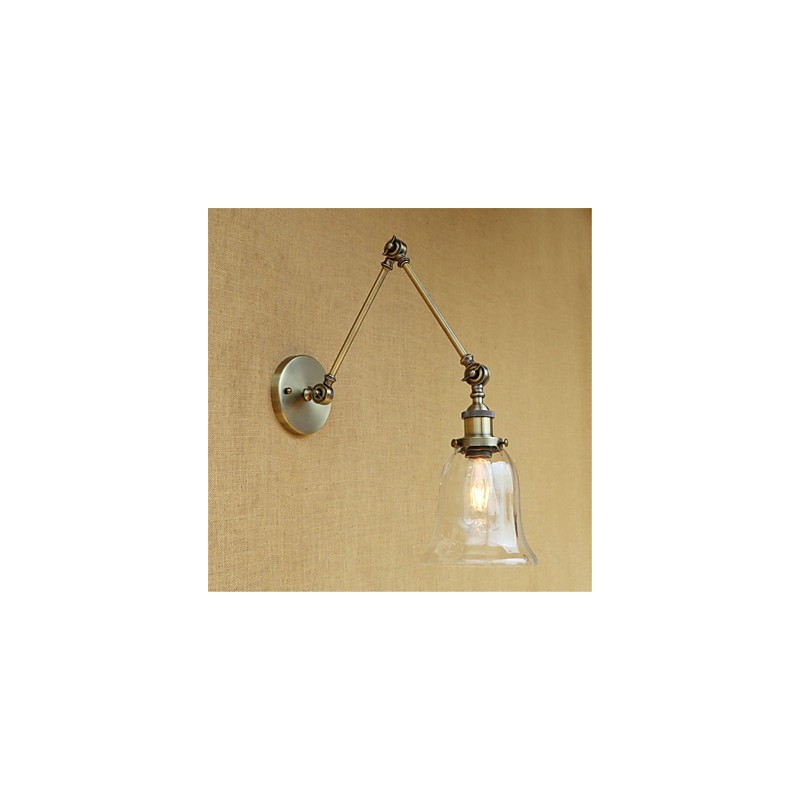 Country Retro Electroplated Feature for Mini Style Eye Protection Ambient Light Swing Arm Lights Wall