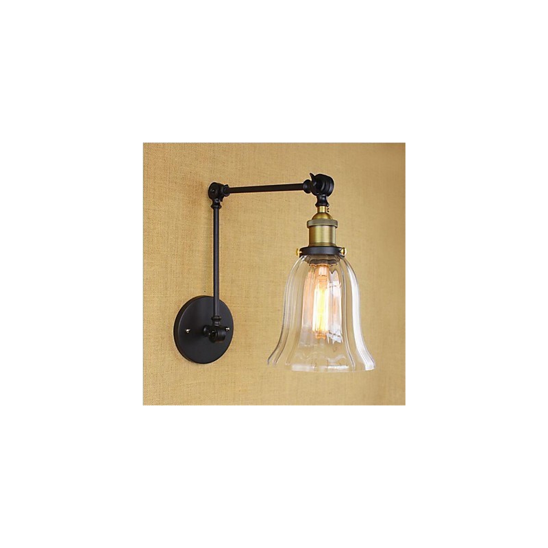 Country Retro Electroplated Feature for Mini Style Eye Protection Ambient Light Swing Arm Lights Wall