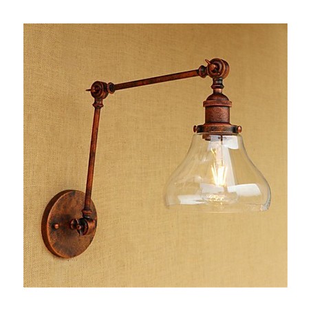 Country Retro Electroplated Feature for Mini Style Eye Protection Ambient Light Swing Arm LightsWall
