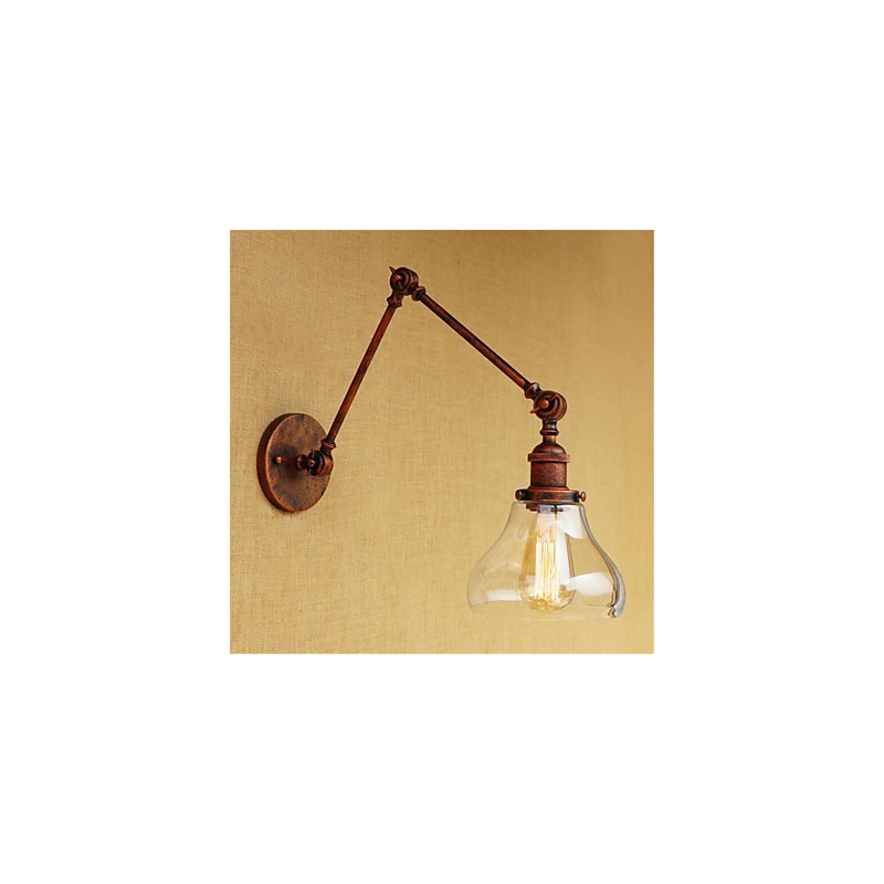 Country Retro Electroplated Feature for Mini Style Eye Protection Ambient Light Swing Arm LightsWall