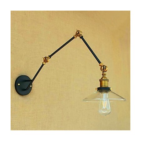 Rustic Lodge Country Chrome Feature for Swing Arm Ambient Light Swing Arm Lights