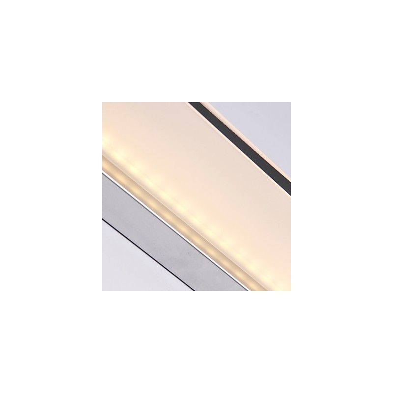 Integrated Modern Contemporary Electroplated Feature for Ambient Light Bathroom Lighting Wall Light