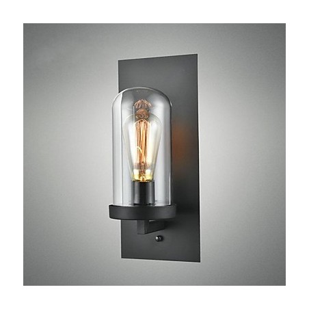 Creative modern minimalist Restaurant Bar American country aisle stairs Edison wall single head lamp glass