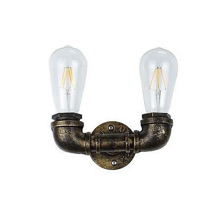 Rustic Lodge Traditional Classic Antique Brass Feature for Ambient Light Wall Lights Wall Light
