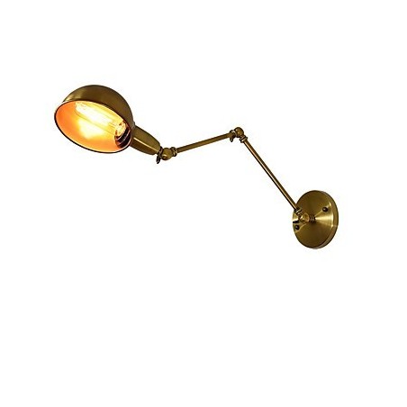 Rustic Lodge Traditional Classic Antique Brass Feature for Downlight Wall Lights Wall Light
