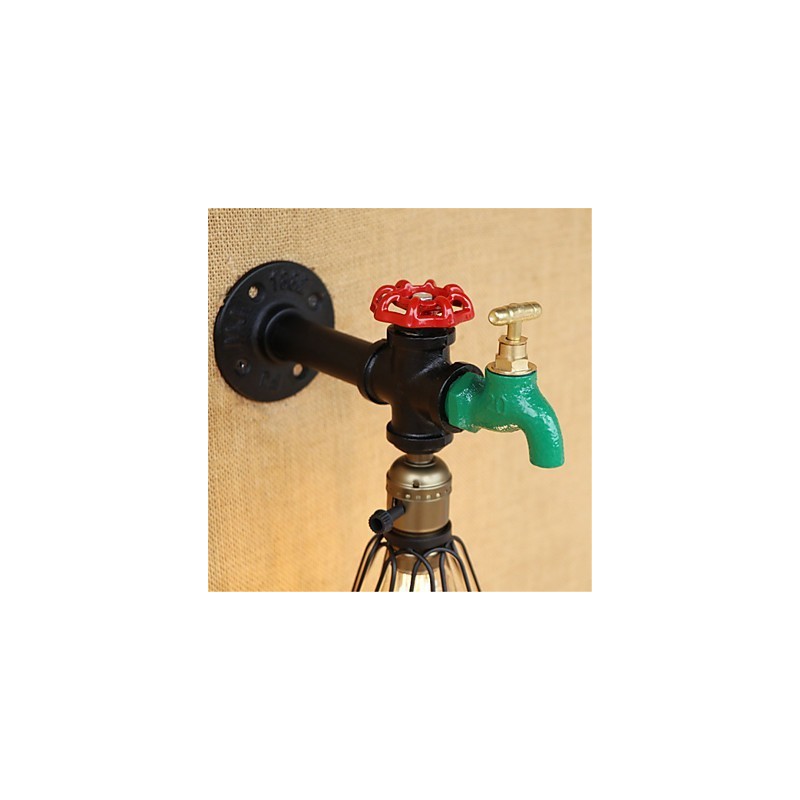 Country Retro Painting Feature for Mini Style Ambient Light Wall Sconces Wall Light