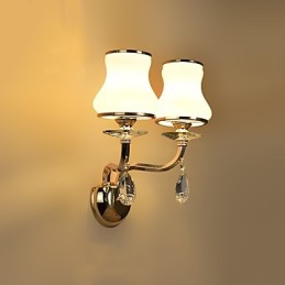 Modern Contemporary Electroplated Feature for Crystal Ambient Light Wall Sconces Wall Light