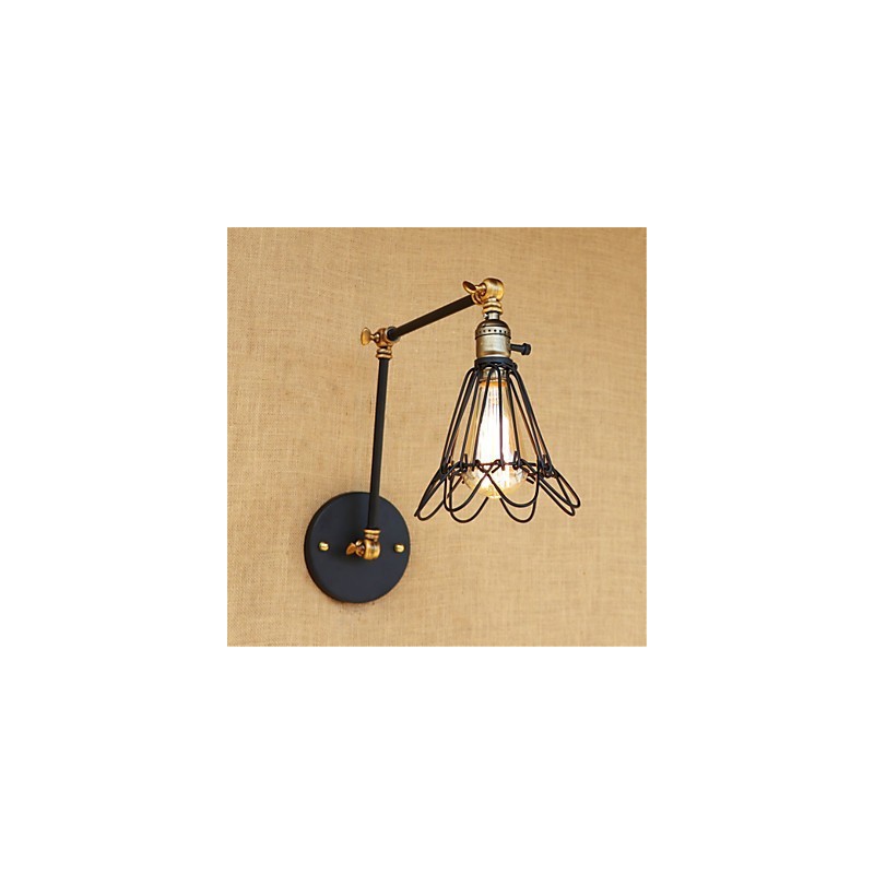 Rustic Lodge Country Retro Painting Feature for Mini Style Swing Arm Ambient Light Swing
