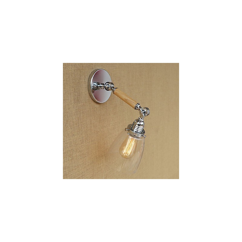 Modern Contemporary Country Retro Electroplated Feature for Swing Arm Ambient Light