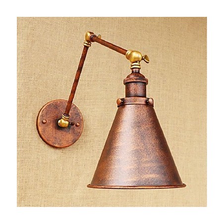 Long arm Half rust Retro Creative Nostalgic Retractable Folding Wall Sconces Wall Light