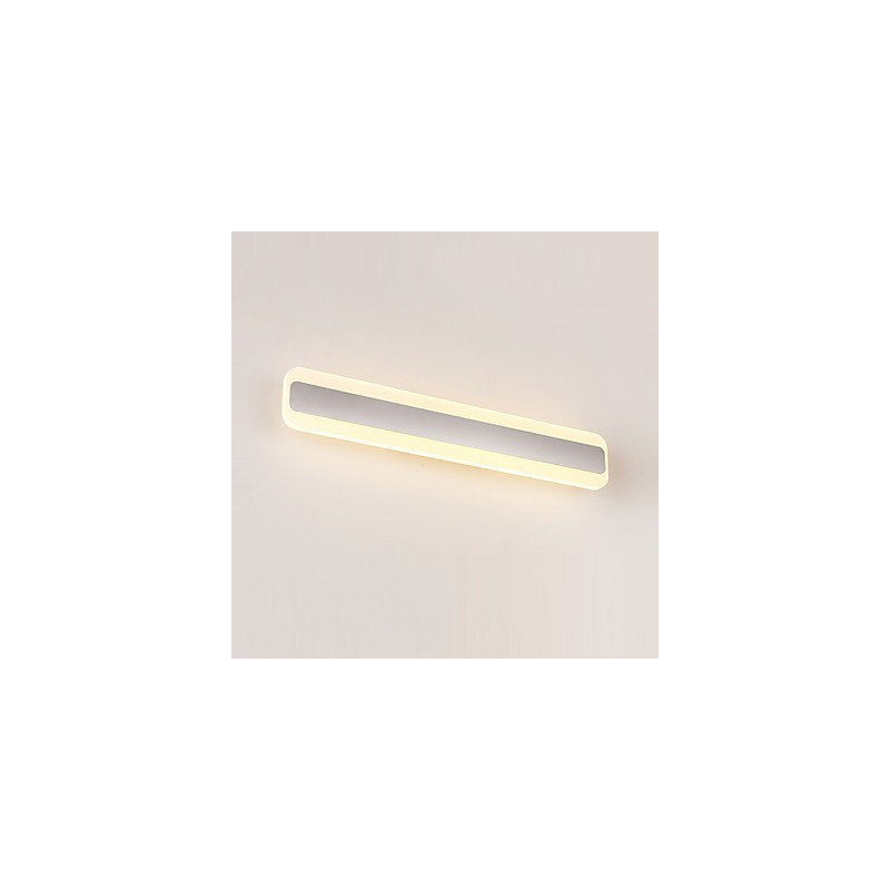 Modern Contemporary Chrome Feature for Ambient Light Bathroom Lighting Wall Light