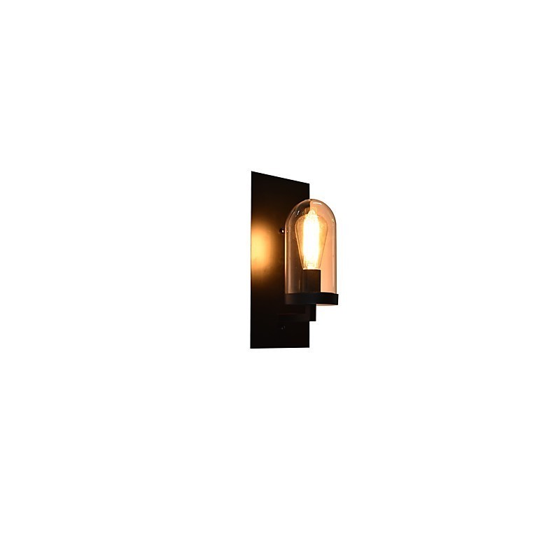 Painted Steel Wall Lamp Dumb Black American Coffee Decoration Retro Wall Light Lightsaber Lamp On Wall