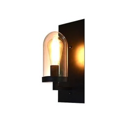 Painted Steel Wall Lamp Dumb Black American Coffee Decoration Retro Wall Light Lightsaber Lamp On Wall
