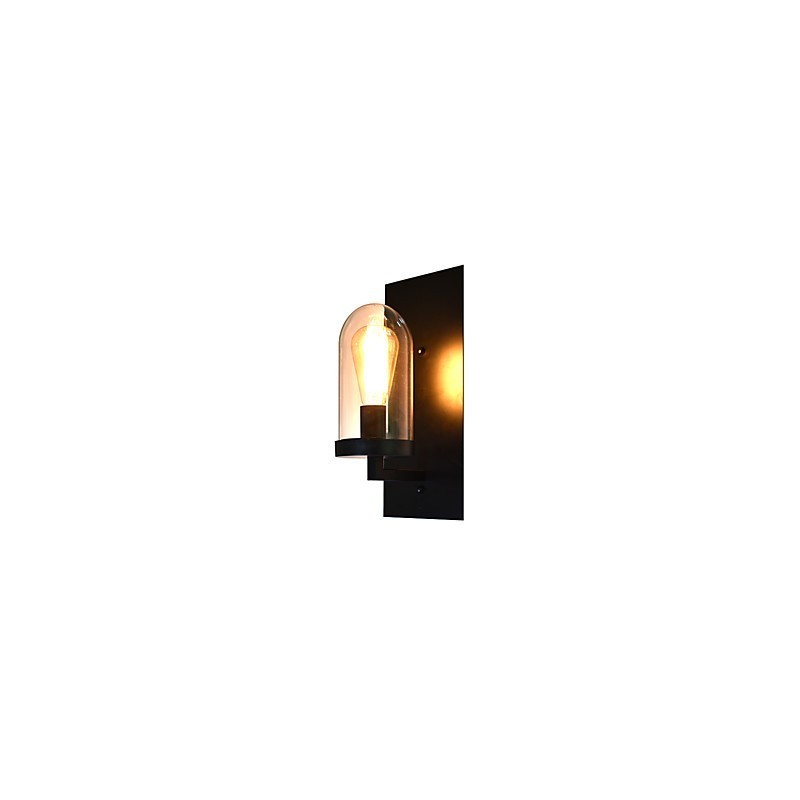 Painted Steel Wall Lamp Dumb Black American Coffee Decoration Retro Wall Light Lightsaber Lamp On Wall