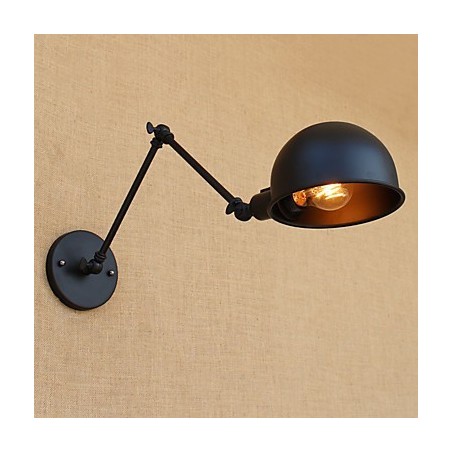 Simple Country Retro Painting Feature for Mini Style Swing Arm Eye Protection Downlight Swing Arm Lights