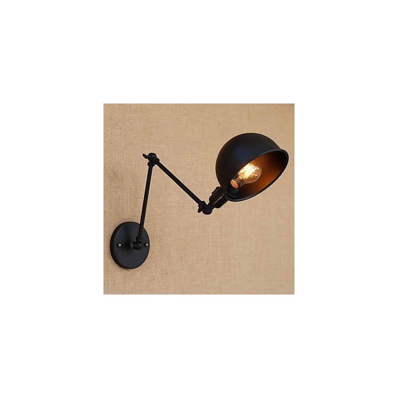 Simple Country Retro Painting Feature for Mini Style Swing Arm Eye Protection Downlight Swing Arm Lights