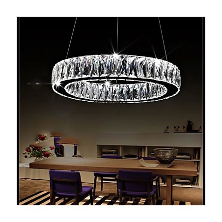 Crystal Chandelier Lights Lighting Modern Single Rings K9 Large Crystal Indoor Ceiling Light Fixtures