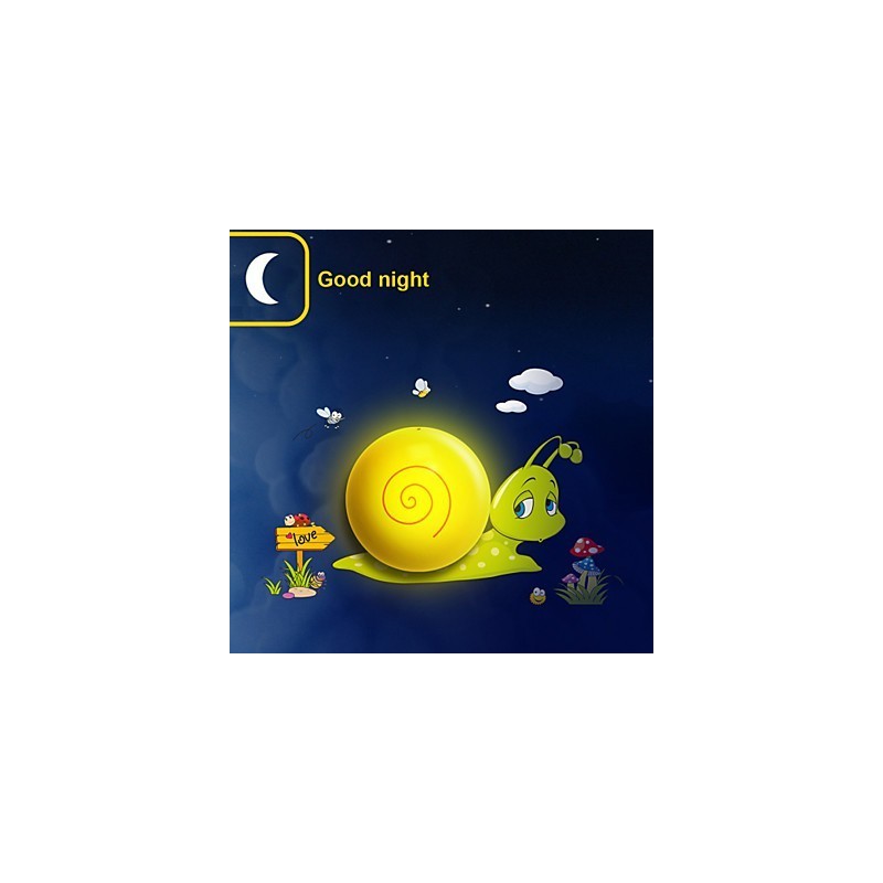 Snail High Temperature Resistant Plastic Light And 10 C Can Remove Creative 3D Wall Paper Wall Lamp
