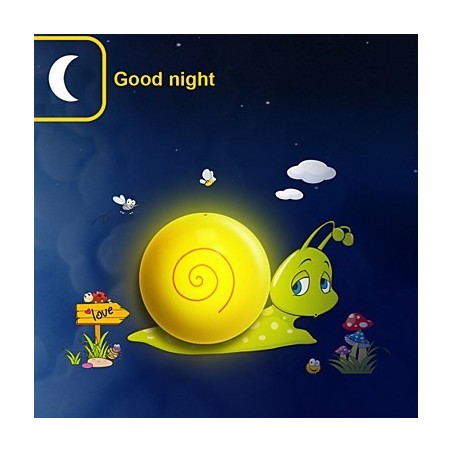 Snail High Temperature Resistant Plastic Light And 10 C Can Remove Creative 3D Wall Paper Wall Lamp