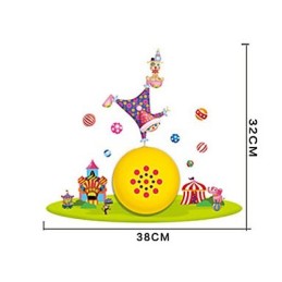 Clown High Temperature Resistant Plastic Light And 10 C Can Remove Creative 3D Wall Paper Wall Lamp