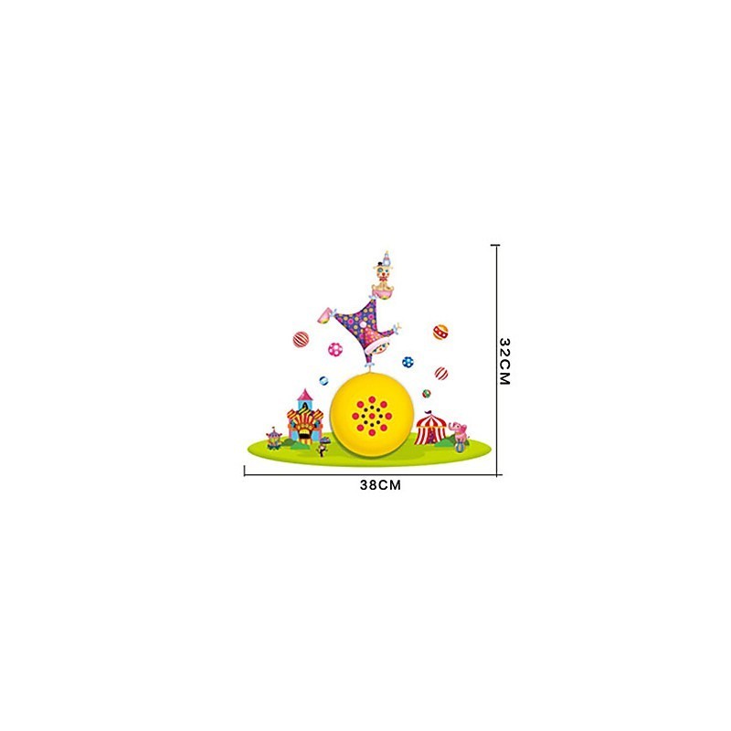 Clown High Temperature Resistant Plastic Light And 10 C Can Remove Creative 3D Wall Paper Wall Lamp