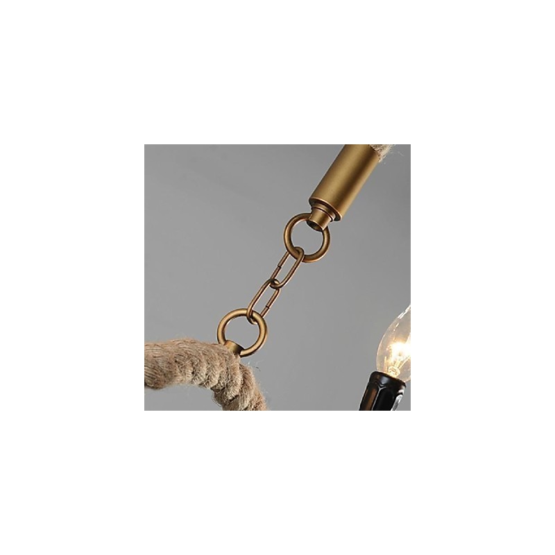 Traditional Classic Vintage Retro Lantern Country Electroplated Metal Pendant Light