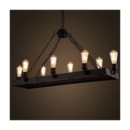 Modern Retro Loft Chandelier American Country Chandelier Creative Industrial Cafe Lamp Lights