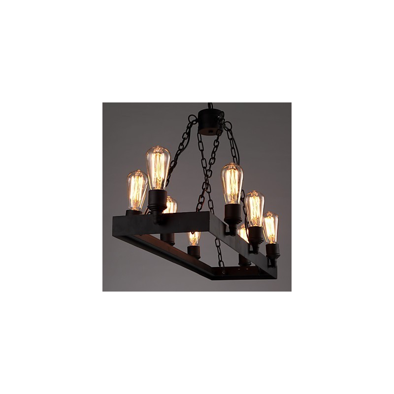 Modern Retro Loft Chandelier American Country Chandelier Creative Industrial Cafe Lamp Lights
