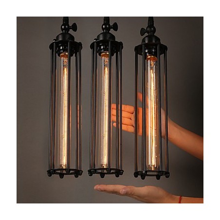 Creative European Style Restoring Ancient Ways Wrought Iron Alcatraz Single Head Droplight